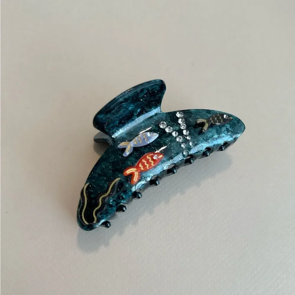 Fish-Themed Hair Clip K17